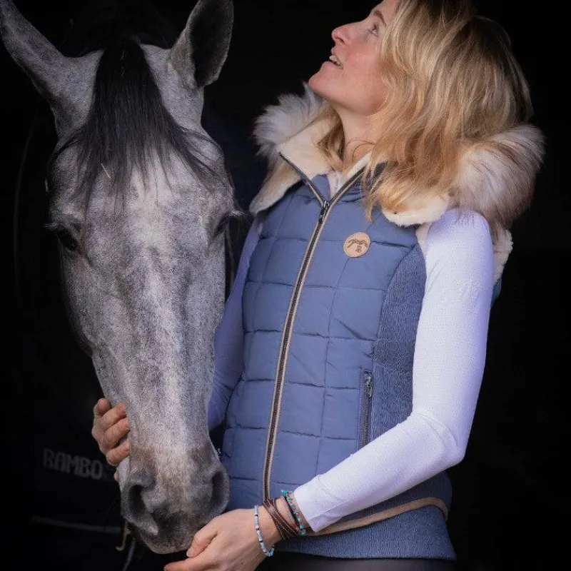 Blousons Et Manteaux*Pénélope - Doudoune sans manches femme NewRoge bering sea Bleu