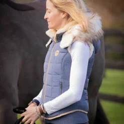 Blousons Et Manteaux*Pénélope - Doudoune sans manches femme NewRoge bering sea Bleu