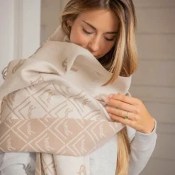 Écharpes*Pénélope - Echarpe femme Lana / écru Beige