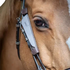 Accessoires De Bridon*Pénélope - Oeillères Blinkers havane Marron