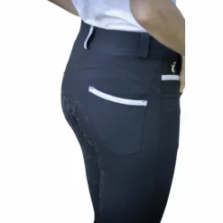 Pantalons D'Équitation|Dressage*Pénélope - Pantalon d'équitation femme Fun Pushup full seat Noir