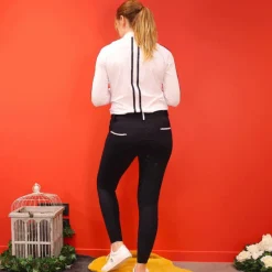 Pantalons D'Équitation|Dressage*Pénélope - Pantalon d'équitation femme Fun Pushup full seat Marine