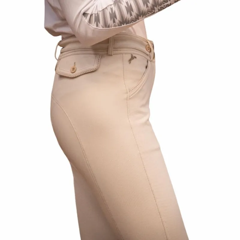 Online - Pantalon d'équitation femme Point Sellier crème Pantalons D'Équitation