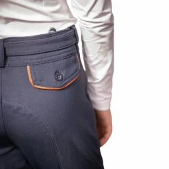 Sale - Pantalon d'équitation fille Point Sellier myrtille Enfant Pantalons D'Équitation