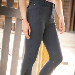 Pantalons D'Équitation*Pénélope - Pantalon d'équitation fille point sellier foncé Gris