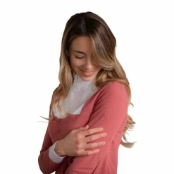 - Polo de concours manches longues femme Florence terracotta Polos Et Chemises