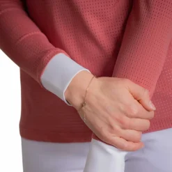 - Polo de concours manches longues femme Florence terracotta Polos Et Chemises