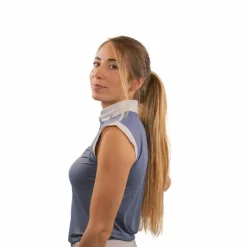 - Polo de concours sans manches femme Séville mesh gris Polos Et Chemises