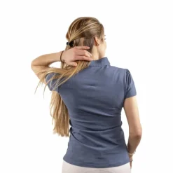 Hot - Polo manches courtes femme Iliana gris T-Shirts Et Baselayers