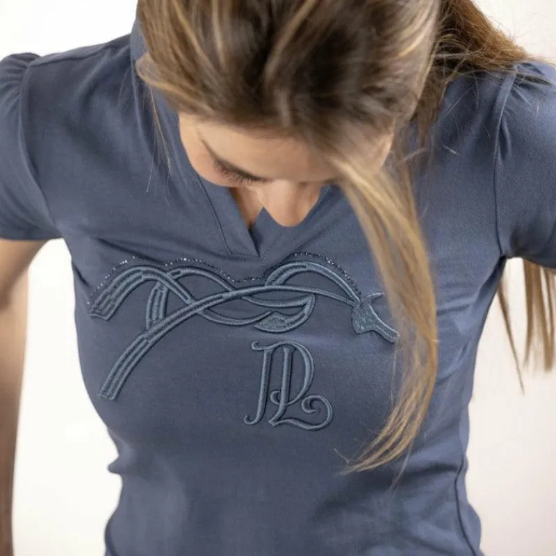 Hot - Polo manches courtes femme Iliana gris T-Shirts Et Baselayers