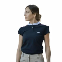 - Polo manches courtes Lollyshow marine Polos Et Chemises