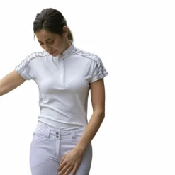 - Polo manches courtes Anaïs blanc Enfant Polos Et Chemises|Polos Et Chemises