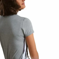 Polos Et Chemises*Pénélope - Polo manches courtes femme Moon Gris