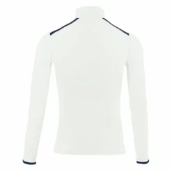 Polos Et Chemises*Pénélope - Polo manches longues Bruges /marine Blanc