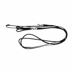 Rênes Allemandes*Pénélope - Rênes allemandes en cuir rond noir