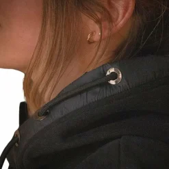 Pulls Et Gilets|Pulls Et Gilets*Pénélope - Sweat à capuche zippé femme Fluore Noir