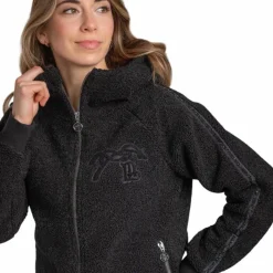 Pulls Et Gilets*Pénélope - Sweat polaire zippé femme Miwi Noir