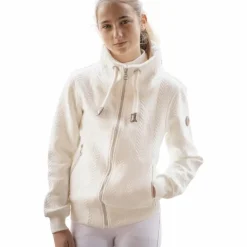 Pulls Et Gilets*Pénélope - Sweatshirt à capuche manches longues junior Laponia écru Blanc