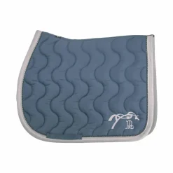 Tapis De Selle|Tapis Cso/ Mixtes*Pénélope - Tapis de selle Diamant bering sea/ blanc Bleu