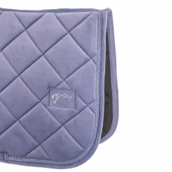 Tapis De Selle Poneys|Tapis De Selle*Pénélope - Tapis de selle New Strass gris Bleu