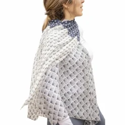 Écharpes*Pénélope - Étole Alix et écru Gris