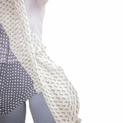 Écharpes*Pénélope - Étole Alix et écru Gris