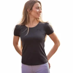 T-Shirts Et Baselayers*Pénélope - T-shirt manches courtes femme Techty Honey anthracite Gris