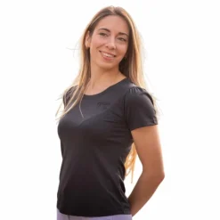 T-Shirts Et Baselayers*Pénélope - T-shirt manches courtes femme Techty Honey anthracite Gris