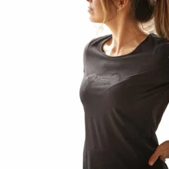 T-Shirts Et Baselayers*Pénélope - T-shirt manches courtes femme Iconic Strass Noir