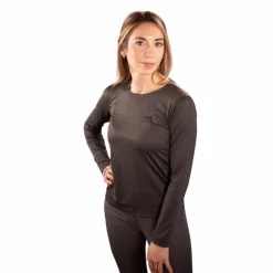 T-Shirts Et Baselayers*Pénélope - T-Shirt Techty manches longues foncé Gris