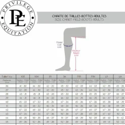 Bottes D'Équitation*Privilège Equitation - Bottes Toscana noir