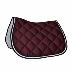 Tapis Cso/ Mixtes|Tapis De Selle*Privilège Equitation - Tapis de selle Del Mar /crème/marine Bordeaux
