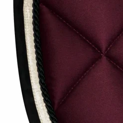 Tapis Cso/ Mixtes|Tapis De Selle*Privilège Equitation - Tapis de selle Del Mar /noir Bordeaux