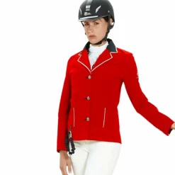Outlet - Veste Airsafe concours dame rouge Airbags Privilège Equitation|Vestes De Concours