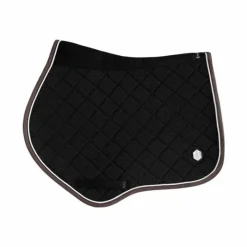 Hot - Tapis de selle Dynamix 3D mesh velours / marron Tapis De Selle Poneys|Tapis Cso/ Mixtes