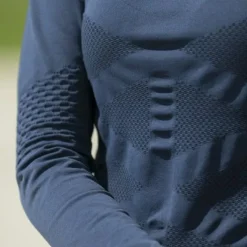 Polos Et Chemises*Pro Series - Polo manches longues Seamless Marine