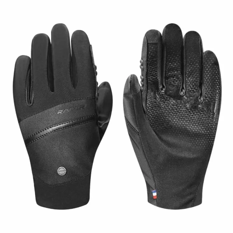 Gants D'Équitation|Cso*Racer - Gants d'équitation grip Précision Noir