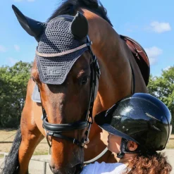Cso|Bonnets Pour Chevaux*RG Italy - Bonnet court crochet gris