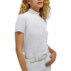 Polos Et Chemises*RG Italy - Polo de concours manches courtes femme Competition Blanc