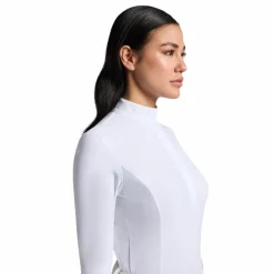 Polos Et Chemises*RG Italy - Polo de concours manches longues femme Competition Blanc