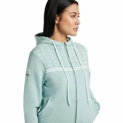 Online - Sweat zippé manches longues femme RG Logo Stripe Pulls Et Gilets