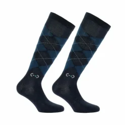 Online - Chaussettes d'équitation Jude (x2) Chaussettes D'Équitation