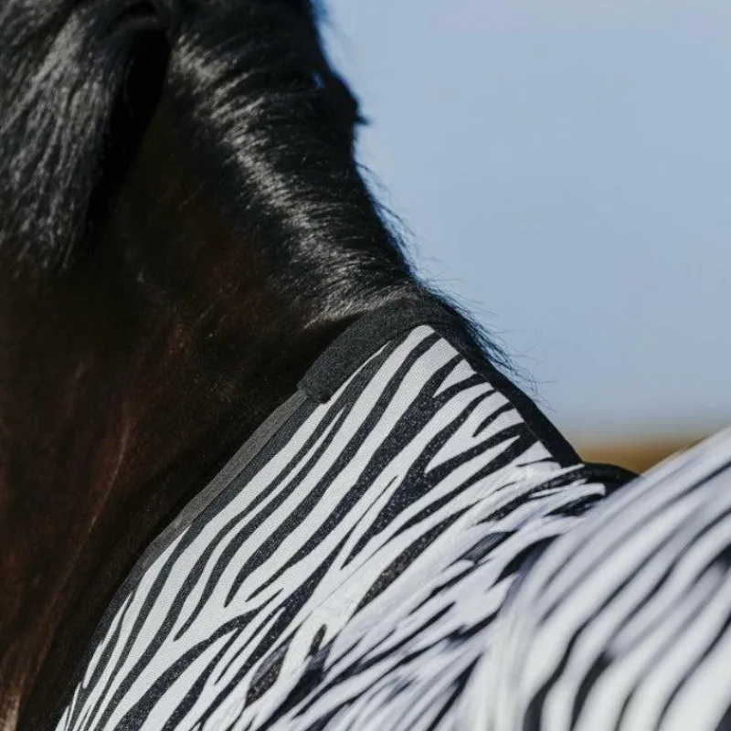 Couvertures Poneys|Couvertures Et Chemises*Riding World - Chemise anti-mouches mesh Belly zebre Blanc