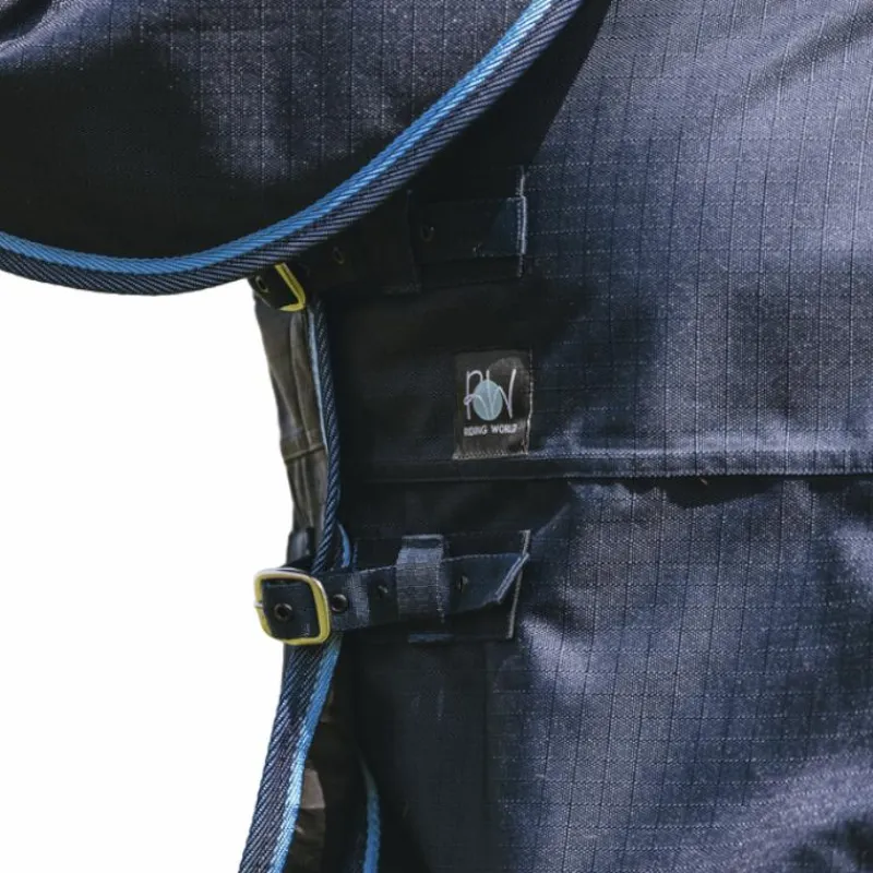 Couvertures Poneys|Couvertures Et Chemises*Riding World - Couverture d'extérieur Eco 600D Combo 220g Marine