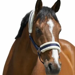 Licols Poneys*Riding World - Licol mouton synthétique Marine