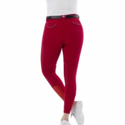 Pantalons D'Équitation*Riding World - Pantalon d'équitation femme Alexandrie Rouge