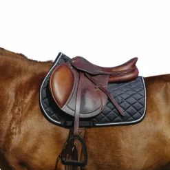 Tapis Cso/ Mixtes*Riding World - Tapis de selle Velours Noir