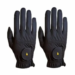 Clearance - Gants d'équitation Grip noir Cso|Gants D'Équitation