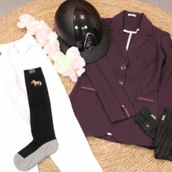 Clearance - Gants d'équitation Grip noir Cso|Gants D'Équitation