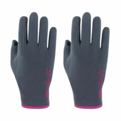 Gants D'Équitation|Gants D'Équitation*Roeckl - Gants enfant Noville Junior / rose Gris